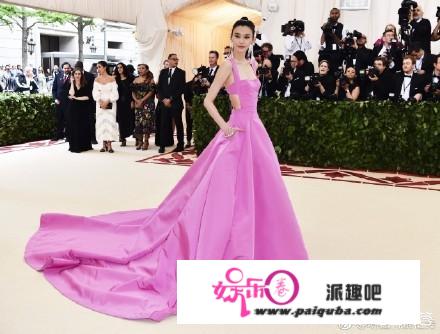 奚梦瑶粉色礼服出席MetGala，优雅大气的她能否惊艳全场？