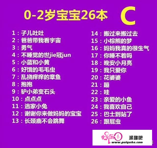 适合2-3岁儿童的绘本有哪些？