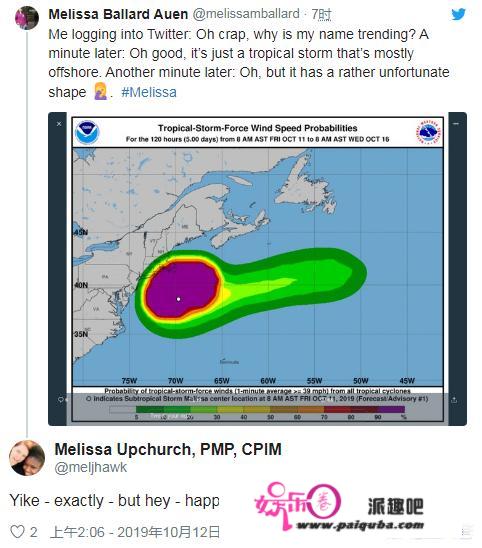 大西洋热带风暴“梅丽莎”为何引发Twitter网友疯狂调侃？