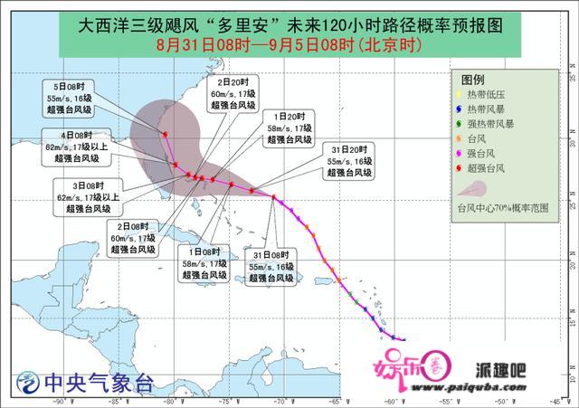 17级以上，“超级多里安”正在逼近美国，或打破168年来飓风记录