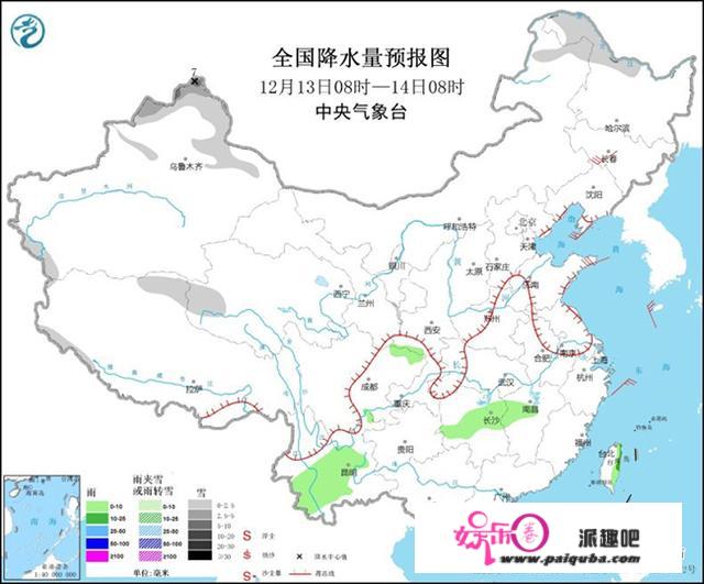 未来三天冷空气将继续影响我国中东部地区