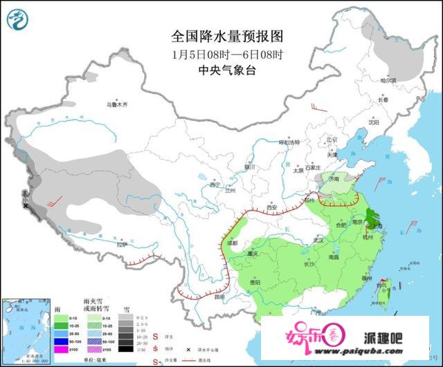 将来三天南方地域降水明显 青藏高原多降雪沿喜马拉雅山一带有中到大雪