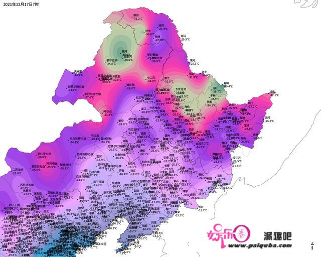 -44.8！极寒气候驾临东北，冷冬实要起头了？权势巨子预报：确有迹象