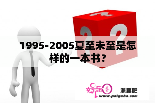 1995-2005夏至未至是怎样的一本书？