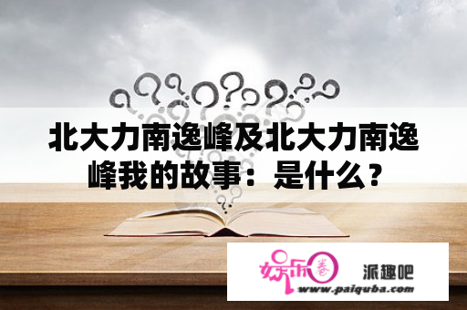 北大力南逸峰及北大力南逸峰我的故事：是什么？