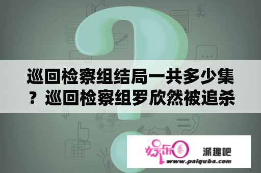 巡回检察组结局一共多少集？巡回检察组罗欣然被追杀后续？