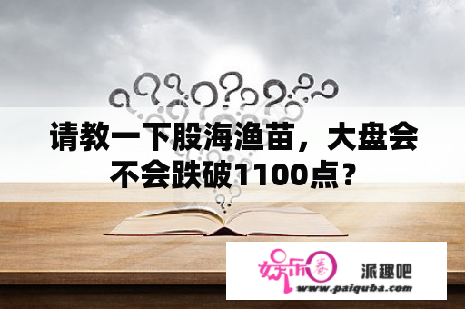 请教一下股海渔苗，大盘会不会跌破1100点？