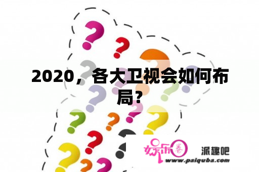 2020，各大卫视会如何布局？