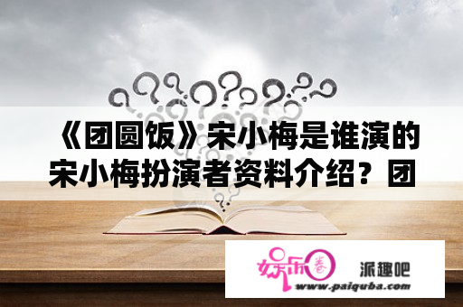 《团圆饭》宋小梅是谁演的宋小梅扮演者资料介绍？团圆饭演员表