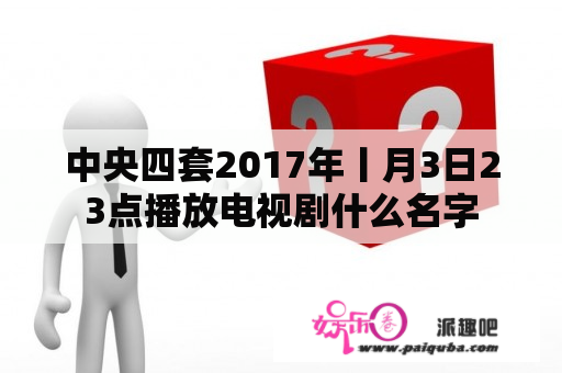 中央四套2017年丨月3日23点播放电视剧什么名字