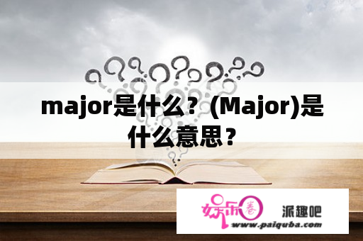 major是什么？(Major)是什么意思？