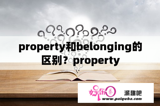 property和belonging的区别？property