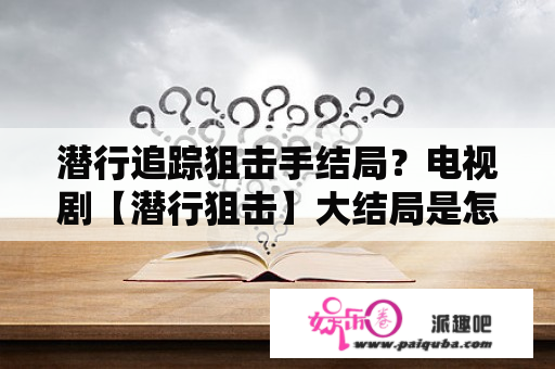 潜行追踪狙击手结局？电视剧【潜行狙击】大结局是怎样啊？