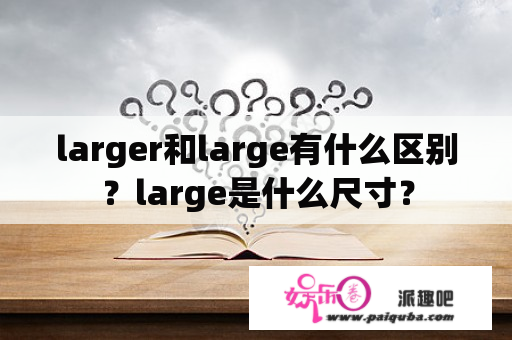 larger和large有什么区别？large是什么尺寸？