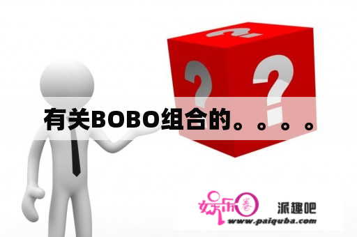 有关BOBO组合的。。。。