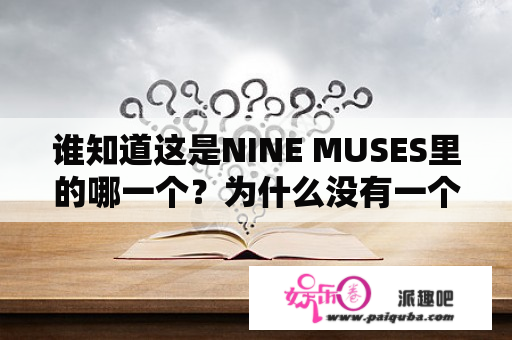 谁知道这是NINE MUSES里的哪一个？为什么没有一个像的啊？