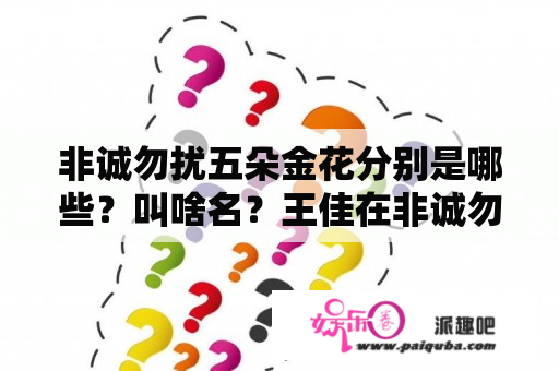 非诚勿扰五朵金花分别是哪些？叫啥名？王佳在非诚勿扰2011年的哪一期首现？