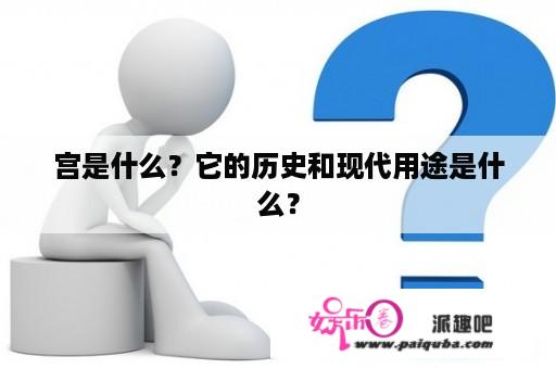 宫是什么？它的历史和现代用途是什么？