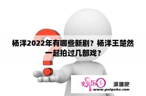 杨洋2022年有哪些新剧？杨洋王楚然一起拍过几部戏？