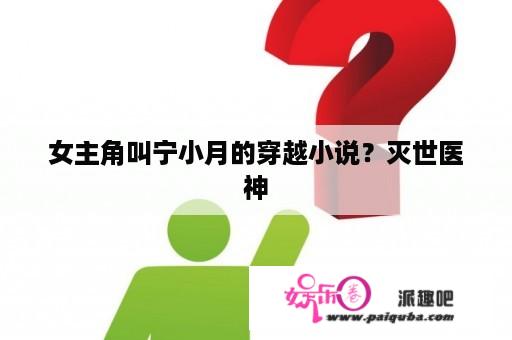 女主角叫宁小月的穿越小说？灭世医神