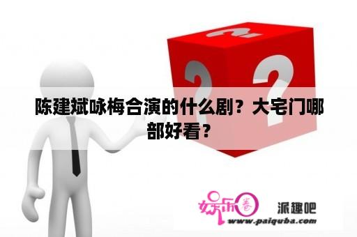 陈建斌咏梅合演的什么剧？大宅门哪部好看？