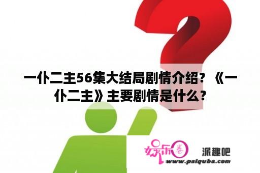 一仆二主56集大结局剧情介绍？《一仆二主》主要剧情是什么？