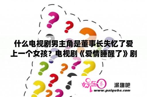 什么电视剧男主角是董事长失忆了爱上一个女孩？电视剧《爱情睡醒了》剧情介绍和大结局？