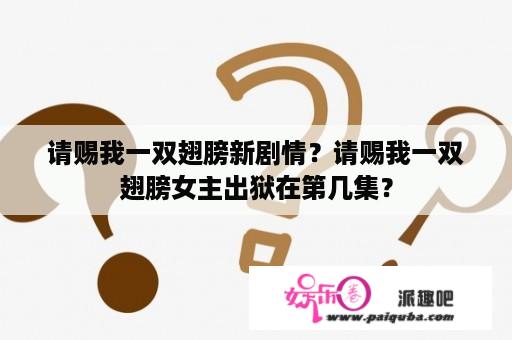 请赐我一双翅膀新剧情？请赐我一双翅膀女主出狱在第几集？