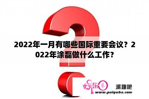 2022年一月有哪些国际重要会议？2022年涂磊做什么工作？