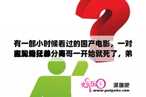 有一部小时候看过的国产电影，一对双胞胎兄弟分离
由父母抚养，哥哥一开始就死了，弟弟是主角