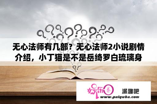 无心法师有几部？无心法师2小说剧情介绍，小丁猫是不是岳绮罗白琉璃身份是巫师？