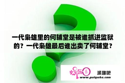 一代枭雄里的何辅堂是被谁抓进监狱的？一代枭雄最后谁出卖了何辅堂？