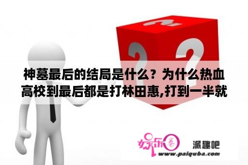 神墓最后的结局是什么？为什么热血高校到最后都是打林田惠,打到一半就没了？