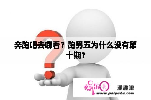 奔跑吧去哪看？跑男五为什么没有第十期？