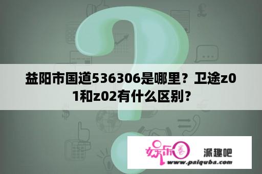 益阳市国道536306是哪里？卫途z01和z02有什么区别？