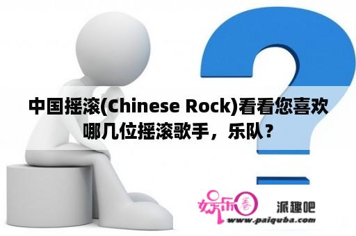 中国摇滚(Chinese Rock)看看您喜欢哪几位摇滚歌手，乐队？