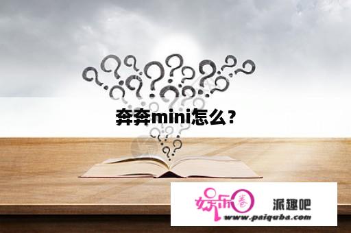 奔奔mini怎么？