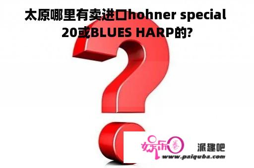 太原哪里有卖进口hohner special 20或BLUES HARP的?