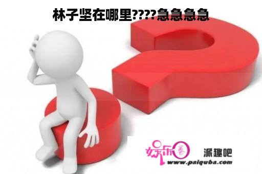 林子坚在哪里????急急急急