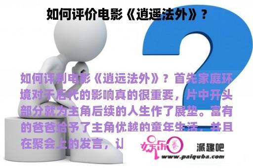 如何评价电影《逍遥法外》？