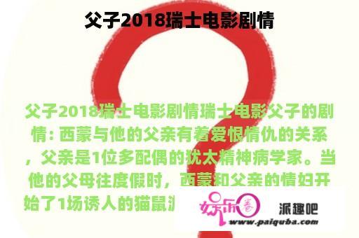 父子2018瑞士电影剧情