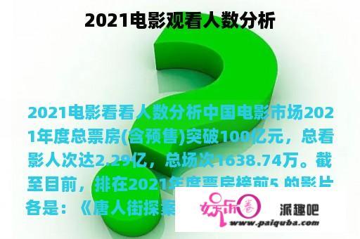 2021电影观看人数分析