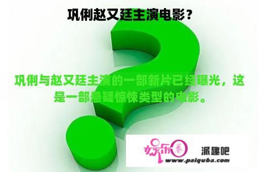 巩俐赵又廷主演电影？