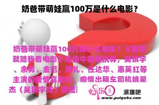 奶爸带萌娃赢100万是什么电影？